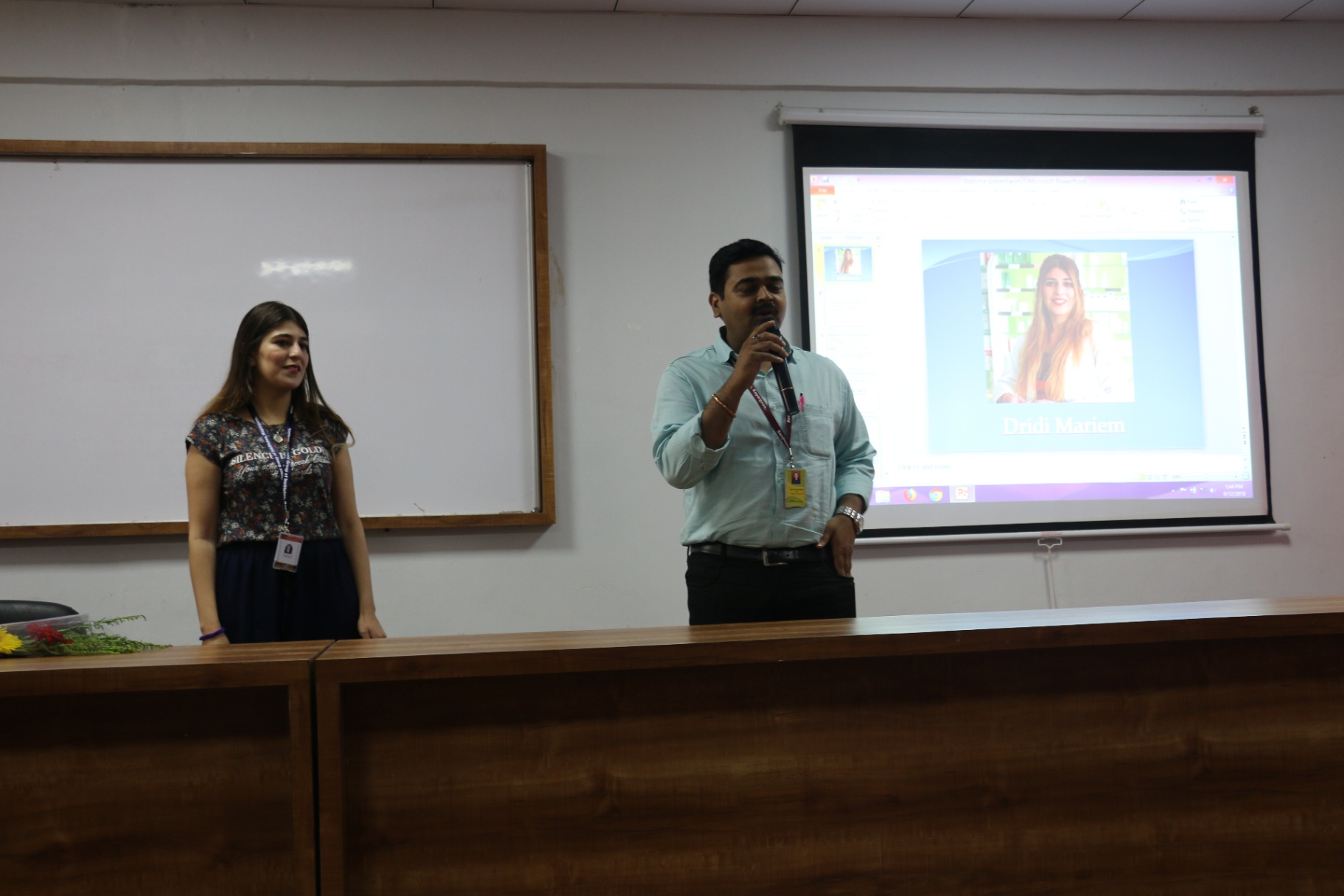 International guest lecture — introducing Ms. Dridi Mariem