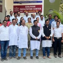 Team gathering at the Sanjivani Facilitation Centre